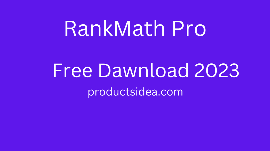 RankMath Pro free download 100% working 2023